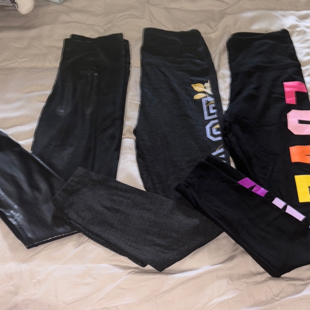 VS pink leggings